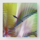 Zoek naar fluorescent klokken Abstract