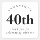 Zoek naar 40 jaar oud stickers Zwart wit