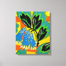 Zoek naar stencil canvas prints Bloem