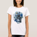 Zoek naar blauwe schedel tshirts Voor haar