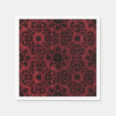 Zoek naar donkerrood servetten Elk persoon