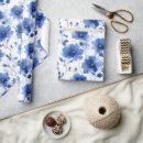 Zoek naar madeliefje cadeaupapier Blauw en wit