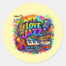 Zoek naar muziek instrumenten stickers Jazz