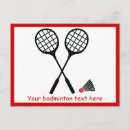 Zoek naar badminton briefkaarten Shuttle