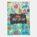 Zoek naar gekke kat keuken handdoeken Katten