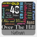 Zoek naar 40ste stickers Typografie