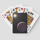 Zoek naar wetenschap speelkaarten Concept