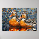 Zoek naar mandarijn posters Eend