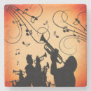 Zoek naar jazz onderzetters Muzikanten