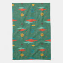 Zoek naar abstract patroon keuken handdoeken Midden eeuws modern