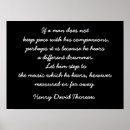 Zoek naar drummer kunst Henry david thoreau citeert