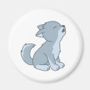 Zoek naar wolfs magneten Schattig