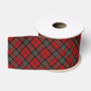 Zoek naar rood lint Tartan