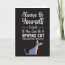 Zoek naar sphynx kat kaarten Grappig