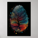 Zoek naar vingerafdrukken posters Illustratie