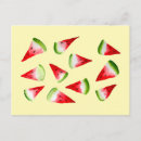 Zoek naar meloen briefkaarten Schattig watermeloen