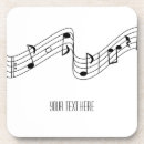 Zoek naar muzieknoot onderzetters Band