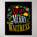 Zoek naar serveerster posters Vrome kerst