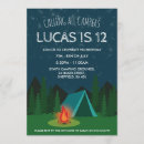 Zoek naar tent kamperen uitnodigingen Verjaardagsuitnodiging