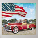 Zoek naar amerikaanse auto posters Illustratie