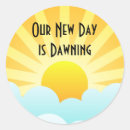Zoek naar zon en wolken stickers Zonsopgang