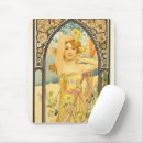 Zoek naar alphonse mucha muismatten Vrouw