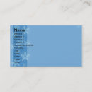 Zoek naar snowflake visitekaartjes Blauw