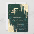 Zoek naar unieke 40ste verjaardag uitnodigingen 40e