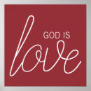 Zoek naar christelijke liefde posters God is liefde