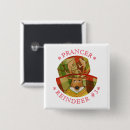 Zoek naar rendieren buttons Kerstmis