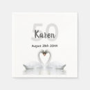 Zoek naar liefde hart servetten Zwart wit