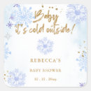 Zoek naar baby shower vierkante stickers Blauw