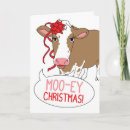 Zoek naar koe grap kaarten Kerstmis
