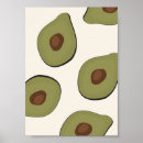 Zoek naar avocado kunst Illustratie