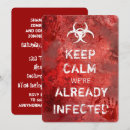 Zoek naar zombies uitnodigingen Zombie apocalypse