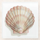 Zoek naar seashell onderzetters Strand