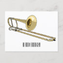 Zoek naar trombone briefkaarten Muziekinstrument