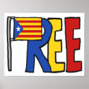 Zoek naar onafhankelijkheid posters Catalonië