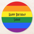 Zoek naar regenboog onderzetters Elk persoon