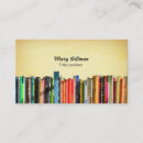 Zoek naar bibliotheek visitekaartjes Elegant