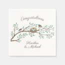 Zoek naar vogels nest servetten Eieren