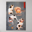 Zoek naar japanse katten posters Voor haar