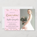 Zoek naar confetti quinceanera uitnodigingen Prinses