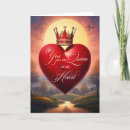 Zoek naar koningin van harten kaarten Voor haar