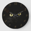 Zoek naar mooie katten klokken Zwart