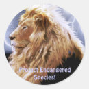 Zoek naar bedreigde diersoorten stickers Miljard