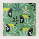 Zoek naar flora puzzels Illustratie