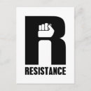 Zoek naar vuist briefkaarten Rebellie