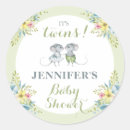 Zoek naar tweeling baby shower stickers Bloemen