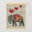 Zoek naar elephant briefkaarten Rood